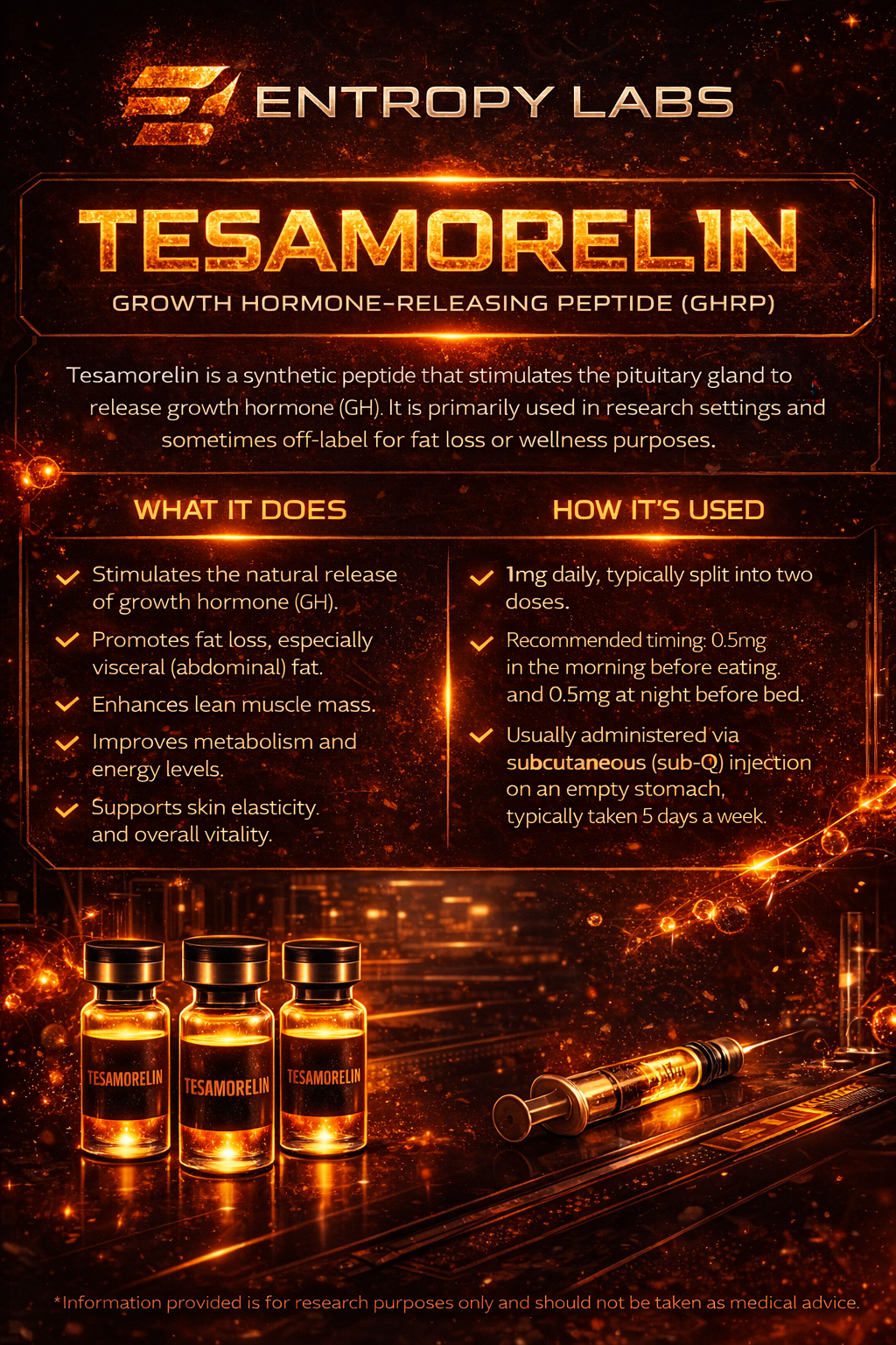 Tesamorelin 10mg - Image 2