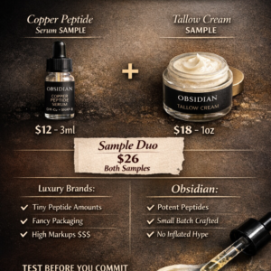 OBSIDIAN Skin Restoration and Rejuvenating (SAMPLE BUNDLE)